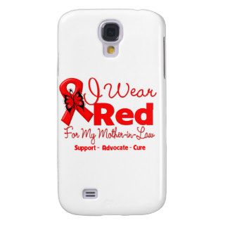 I Wear a Red Ribbon For My Mother in Law Galaxy S4 Cases