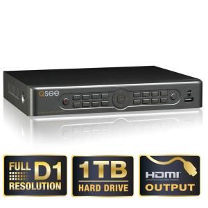 Q SEE Premium Series 4 Ch. H.264 1TB HDD Surveillance DVR with HDMI Output DISCONTINUED QT5140 1