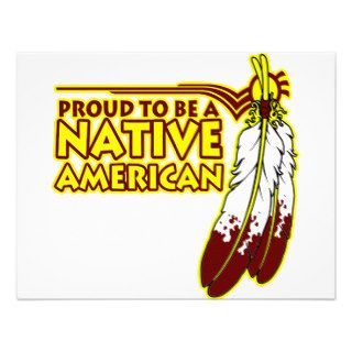 Proud To Be Native American Personalized Invite