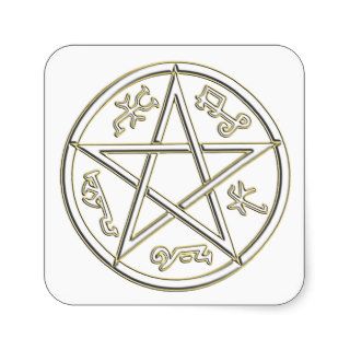 ver 12   Solomon's Devil's/Demon Trap   Clear Square Sticker