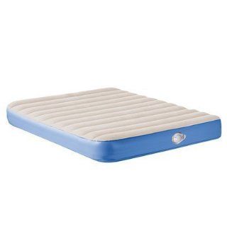 AeroBed Single High Queen Size Airbed w/ Built In Pump and Travel Bag  Camping Air Mattresses  Sports & Outdoors