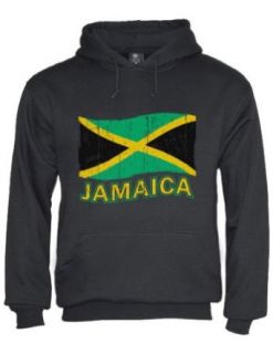 Green Turtle   Jamaica Flag Hoodie Clothing