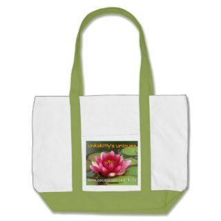Pink Lily Tote Canvas Bag
