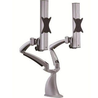 Cotytech Dual Monitor Desk Mount with Quick Release and Grommet Base (DM D1A4 G)  Computer Monitor Stands 