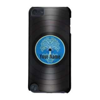 Blue Tree of Life Personalized Vinyl Record iPod Touch (5th Generation) Cover