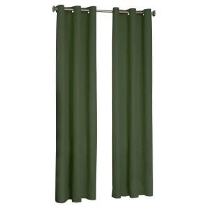 Eclipse Microfiber Blackout Moss Grommet Curtain Panel, 63 in. Length 10708042X063MS
