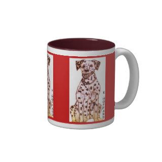 Dalmatian Fire Dog Mug