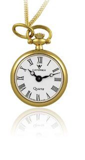 Catorex Women's 570.6.12349.110 Les petites 18k Gold Plated Brass Pendant Watch Watches