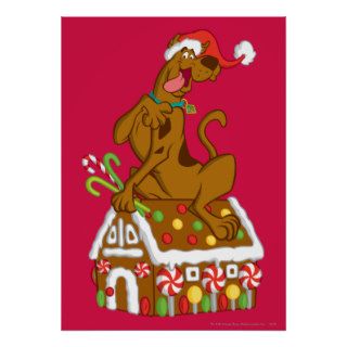 Scooby and Gingerbread House Poster