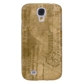 Vintage Travel Stamps Galaxy S3 Case