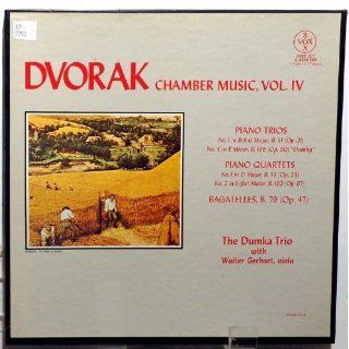 Chamber Music Vol. IV, Piano Trios & Quartets, Gerhart, SVBX 571 Music