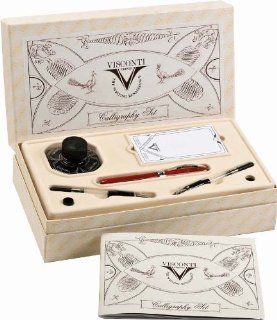 Visconti Rembrandt Calligraphy Set Pen Sets   Red 571.90  Fine Writing Instruments 