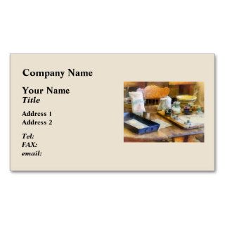 Baking Cookies Business Card Templates