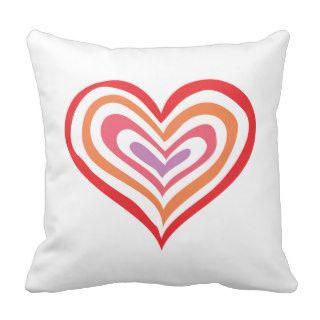 Valentine's Day I love you Big Heart Pillow
