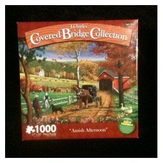 J. Charles Covered Bridge Collection, Amish Afternoon, 1000 Pc Toys & Games
