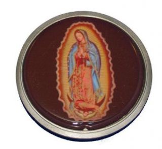 Virgin Mary Lady Guadalupe Round Belt Buckle SALE Virgin Of Guadalupe Buckle Clothing