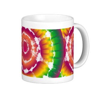 Sunburst Retro Tye Dye coffee mug