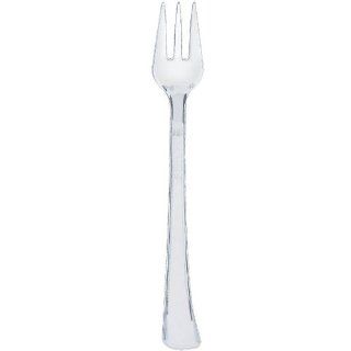 Silver Mini Forks Plastic Cocktail Forks (20 per package) Toys & Games