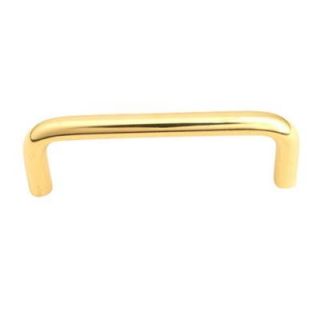 Giagni 4 in. Polished Brass Cabinet Pull BR 410 040 01