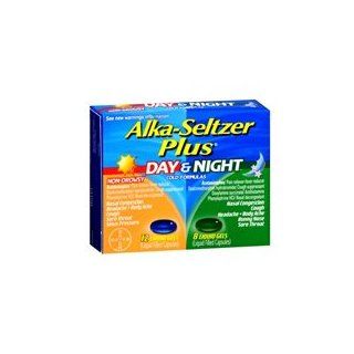 Alka Seltzer Alka Seltzer Plus Day Night Liquid Gels, 20 liquigels (Pack of 3) Health & Personal Care