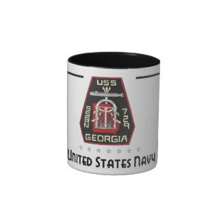 USS GEORGIA SSGN 729  SUBMARINE COFFEE MUGS