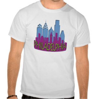 Philly Skyline newwave cool T shirt