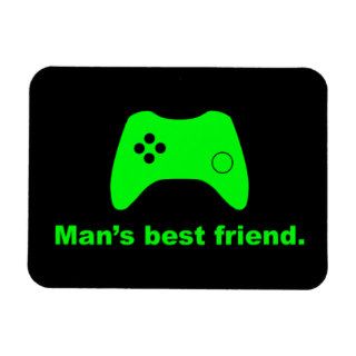 Man’s Best Friend Funny Gamer Magnet