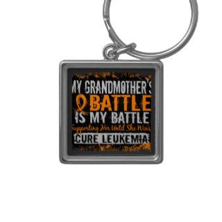 My Battle Too 2 Leukemia Grandmother Key Chain