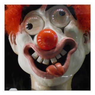 The Funny Face Clown Print