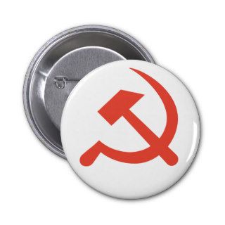 Former Soviet Union symbol Pinback Button