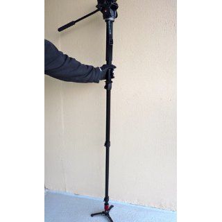 Manfrotto 561BHDV 1 Fluid Video Monopod with Head  Camera & Photo