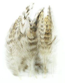 Touch of Nature Strung Chinchilla Hackle Feathers for Arts and Crafts, 3gm