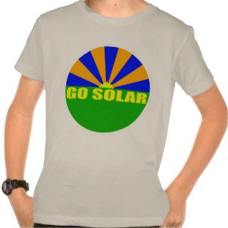 Go Solar Environmental T Shirt