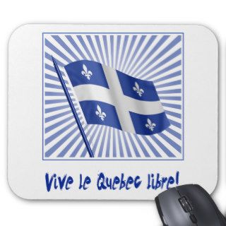 Vive le Québec libre Mouse Pad