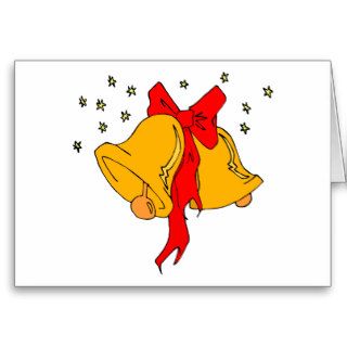 Christmas Bells Drawing Greeting Cards