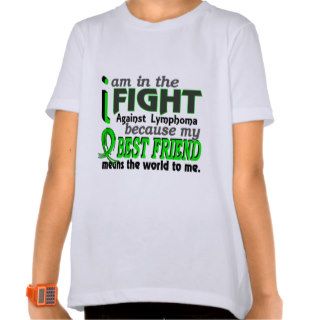 Best Friend Means The World To Me Lymphoma Tee Shirts