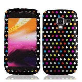 Boundle Accessory For AT&T Samsung Galaxy Exhilarate i577  Rainbow Dots Designer Hard Case Protector Cover + Lf Stylus Pen + Lf Screen Wiper Cell Phones & Accessories