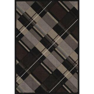 United Weavers Journey Black 7 ft. 10 in. x 11 ft. 2 in. Area Rug 401 01570 912L