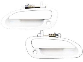 DS154 98 02 Honda Accord White NH 578 Front Pair Outside Door Handle 98 99 00 01 02 Automotive