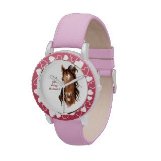 Did you bring Carrots Fun Horse Animal Quote Wristwatch