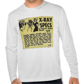 X Ray Specs See through clothes (kind of) T Shirts