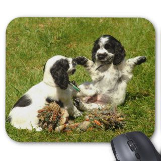 English Cocker Spaniel Puppies Mousepad