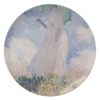 Woman with Parasol Turned to the Left by Claude Plate