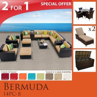 Bermuda 22 Piece Outdoor Wicker Patio Furniture Set B14bp42ccs  Outdoor And Patio Furniture Sets  Patio, Lawn & Garden