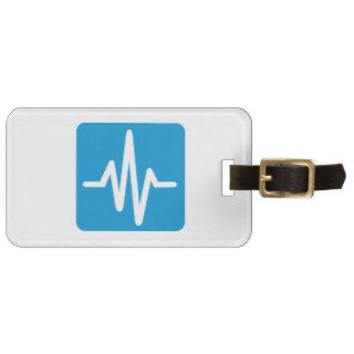 Frequency pulse heartbeat luggage tags