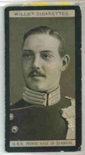 Prince Aage of Denmark 1908 Wills Cigarettes Portraits of European Royalty #90 (VG) Toys & Games