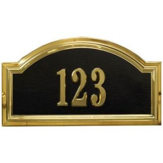 Whitehall Products Satin Brass Arch Plaque 12796