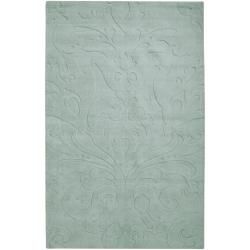 Candice Olson Loomed Grinnell Damask Pattern Wool Rug (9' x 13') Surya 7x9   10x14 Rugs