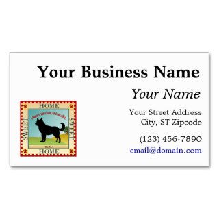 Home Sweet Home   Husky Business Card Template