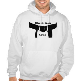 Martial Arts Black Belt Club Hoodie Sweatshirt